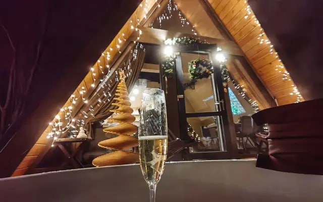 Частный дом A-frame На холме