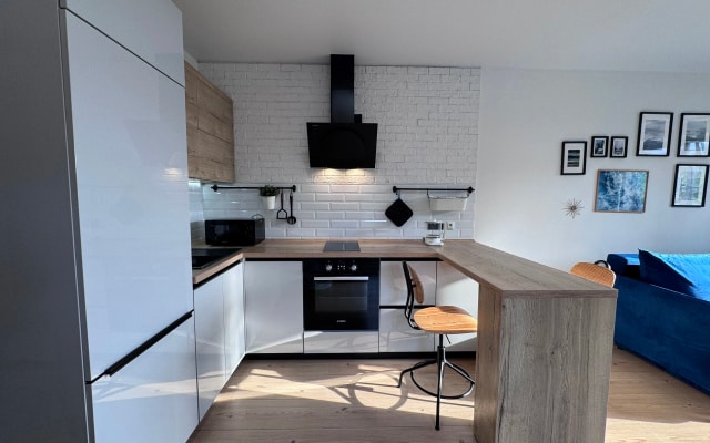 Квартира Светлая с видом на мост