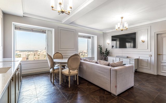 Апартаменты SMART LOFTS | Grace | 46 этаж | Премиум-апартамент с видом на Москву