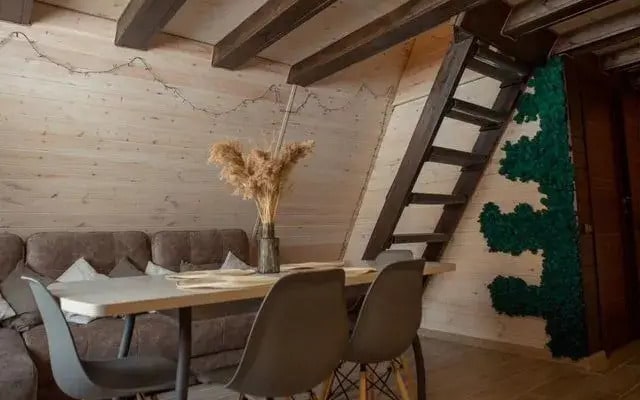 Частный дом уютный A-frame White