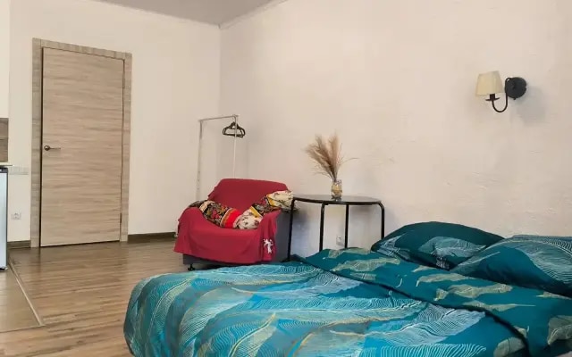 Квартира Студия, 28 м², 2 кровати