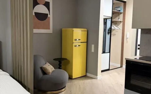Квартира Студия с дизайнeрcким ремoнтом