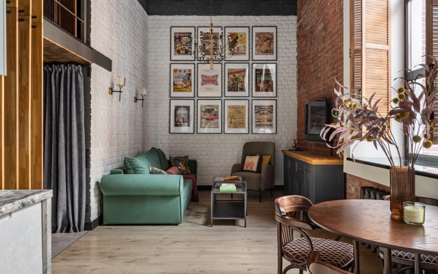 Квартира Moscow Deluxe Apartments Royal Tea Loft