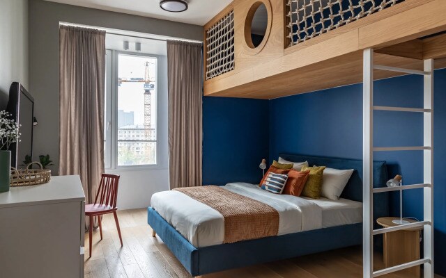 Квартира Moscow Deluxe Apartments ВДНХ Family Suite