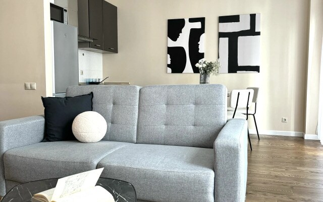 Квартира Premium Aparts Большая студия с панорамным балконом рядом с Москва Сити