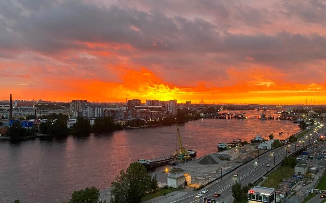 Квартира Евродвушка с видом на Неву