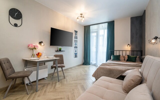 Квартира студия, 35 м², 2 кровати