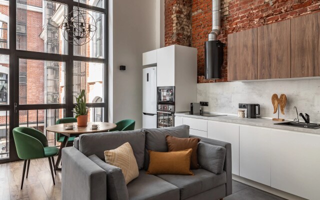 Квартира Moscow Deluxe Apartments Soho Luxury Loft