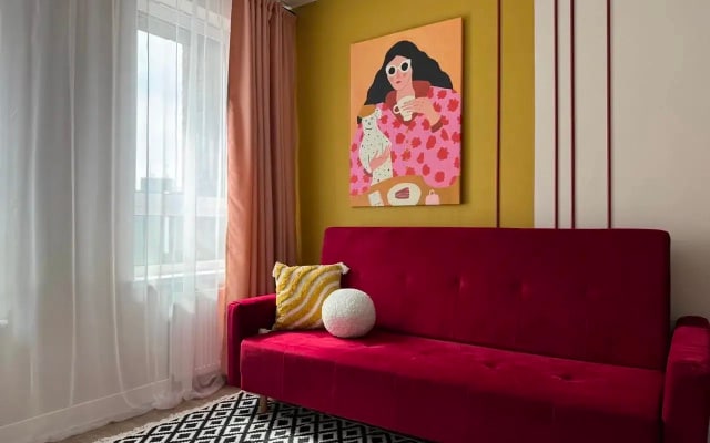 Квартира 1-к. Квартира 46 м² 2 Кровати