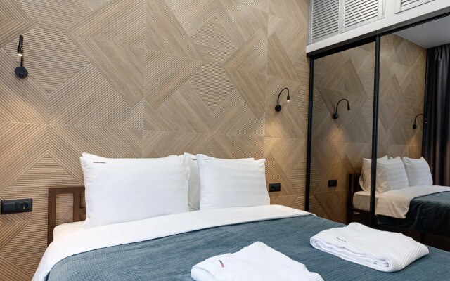 Апартаменты Red Apartments Арт Лайт Сити Джером