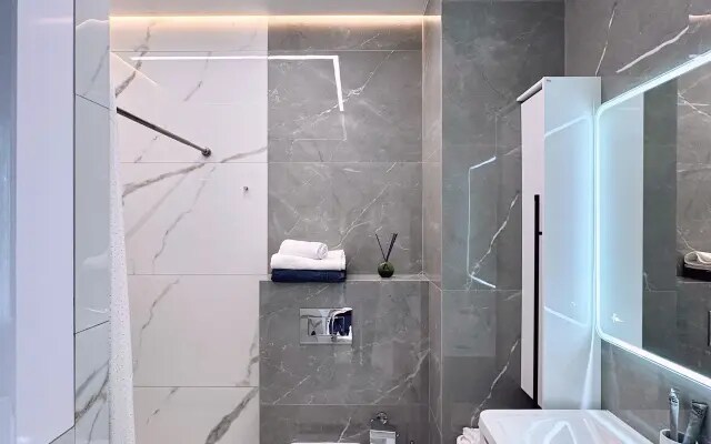 Квартира Комфортные апартаменты в центре Сочи с красивым видом