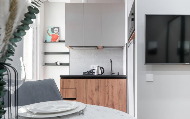 Апартаменты Red Apartments Арт Лайт Тетос