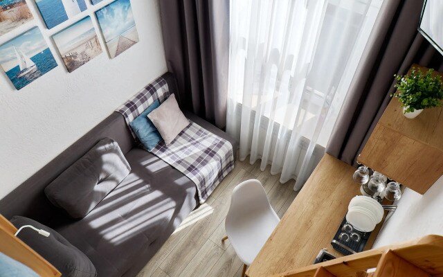 Апартаменты Двухуровневая Студия Rushinkzn в Центре Казани с Парковкой