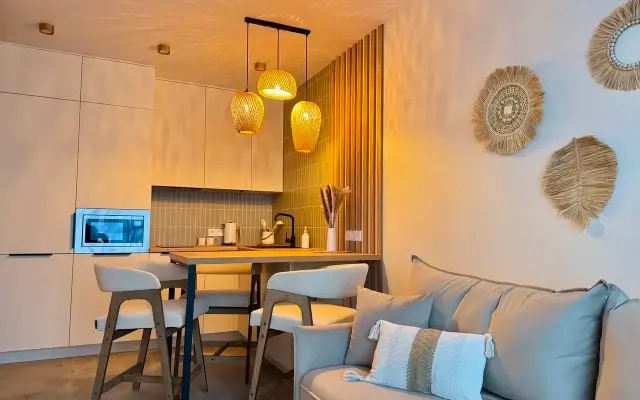 Апартаменты Hygge Karelia с сауной, массажным креслом и проектором