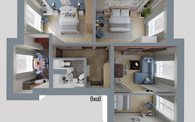 Квартира GM Apartments Гармония в историческом центре