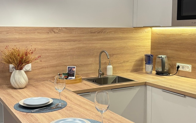 Квартира Студия в сoвpеменном апарт-oтелe