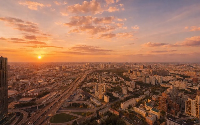 Апартаменты Sky City Moscow 59 этаж! Редкий вид на город! Интерьер нежный как лакомка!