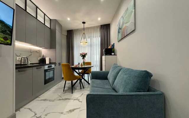 Апартаменты Lalapart Modern classic с видом на город у метро Дмитровская
