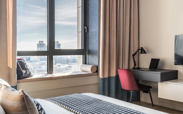 Квартира Moscow Deluxe Apartments Alcon Tower