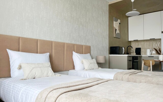 Квартира-студия 25 м² c одной кроватью