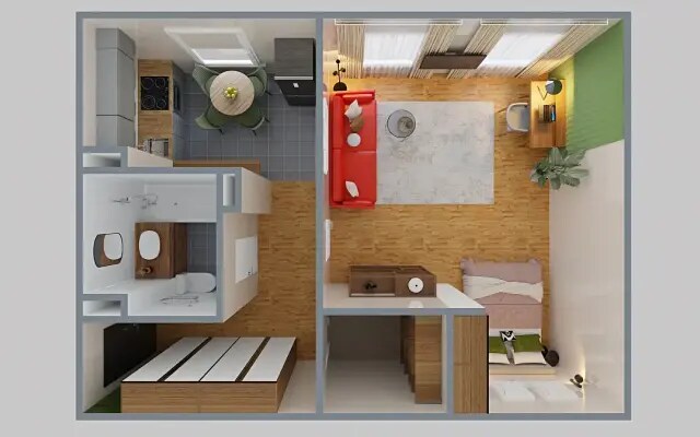 Квартира GM Apartments Однокомнатные на Патриарших