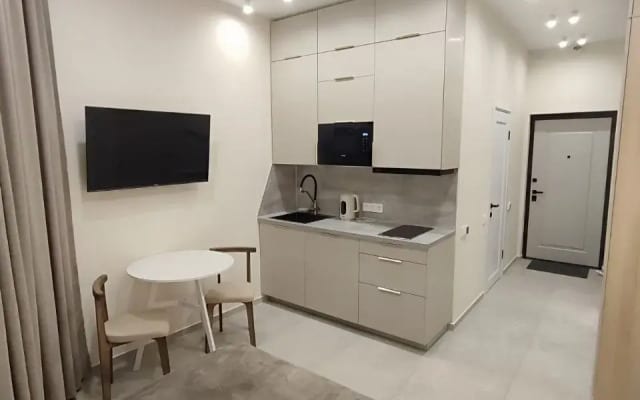 Квартира Крепкая Башня Студия Пастель в центре Шерегеша в новом ЖК
