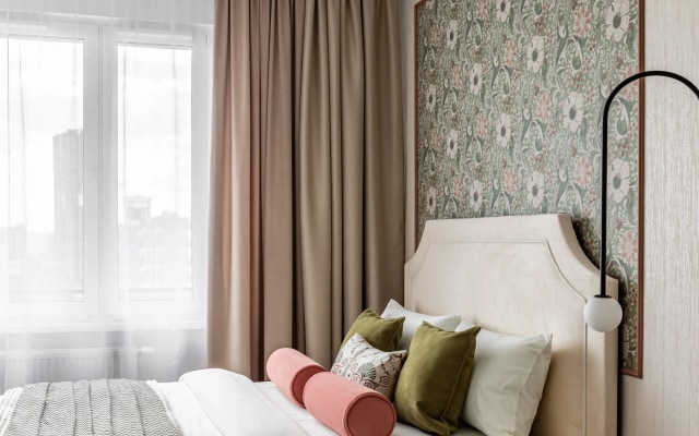 Квартира Moscow Deluxe Apartments Comfy Studio Berzarina