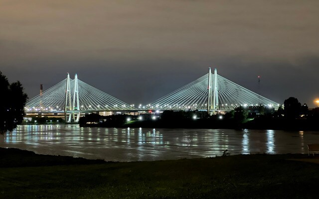 Квартира Видовая Медуза на Неве у метро рядом с Вантовым мостом и парковкой