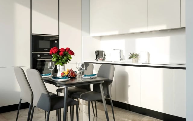 Квартира GM Apartments в Moscow City c панорамным видом