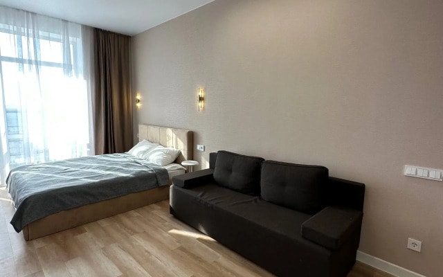 Квартира студия, 35 м², 2 кровати