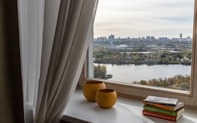 Квартира Moscow Deluxe Apartments Family suite city view-2