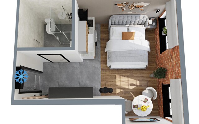 Квартира GM Apartments Стильная Лофт 3 у Кремля