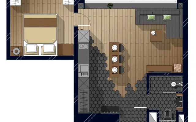 Апартаменты Moscow River Loft