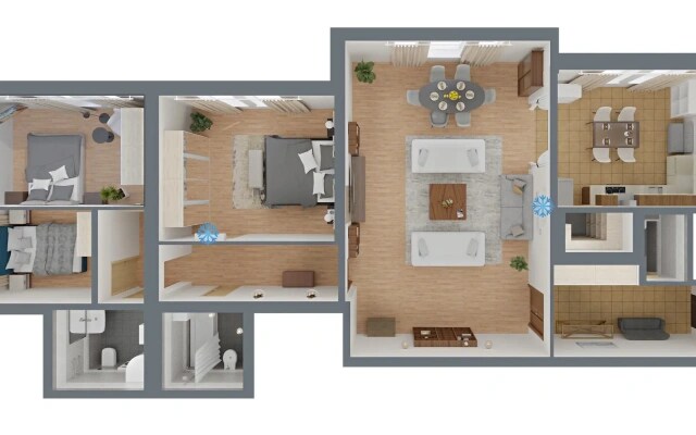 Квартира GM Apartments Шикарная Четвёрка на Тверской
