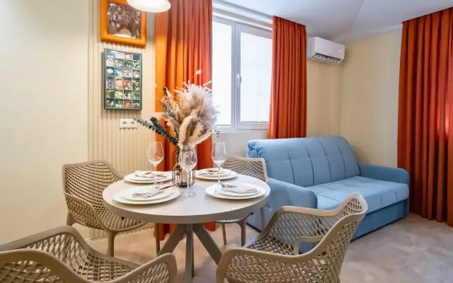 Апартаменты Red Apartments Арт Лайт Сити Миккельсен