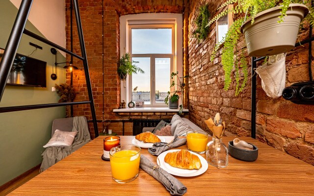 Апартаменты Green Loft Neva View с видом на Неву