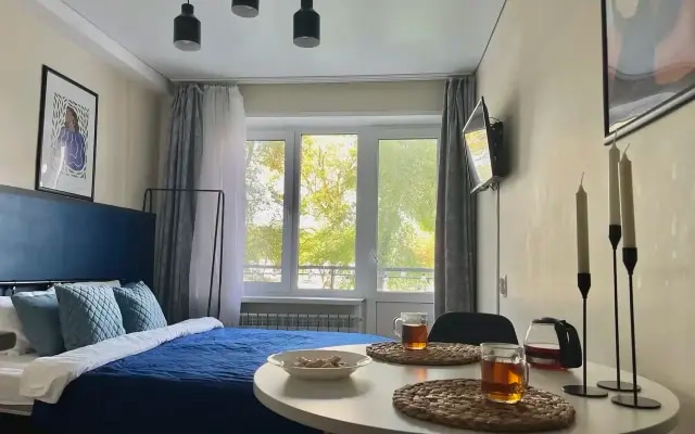 Светлая Cтудия с Балконом