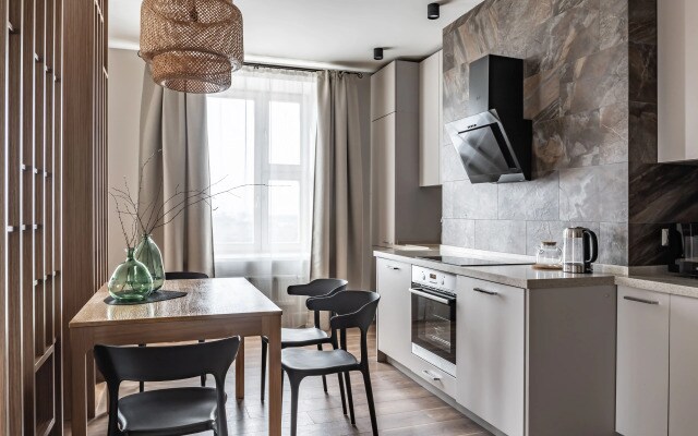 Квартира Moscow Deluxe Apartments Family suite city view-2