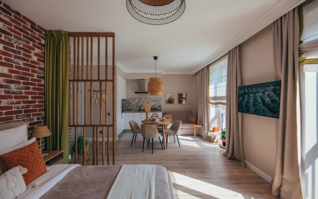 Апартаменты Boho Room в 100 метрах от моря