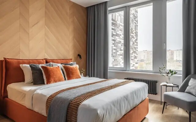 Квартира Moscow Deluxe Apartments ВДНХ Family Suite