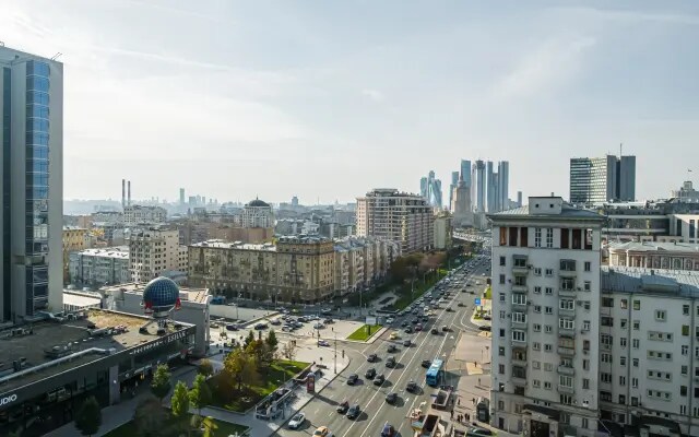 Квартира GM Apartments с Видом на Новый Арбат и Moscow City