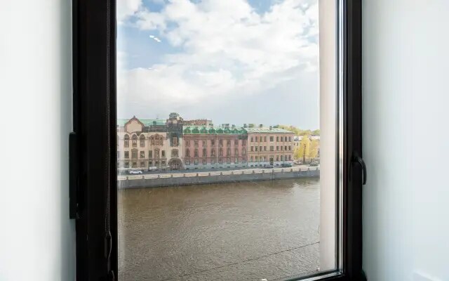 Апартаменты Уютная студия с видом на набережную Фонтанки