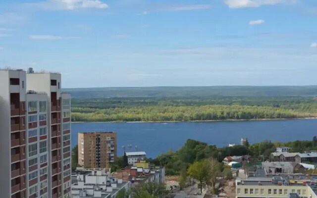 Квартира EL'HOME Евродвушка с панорамным видом на Волгу