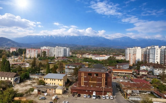 Квартира 2-х ком квартира Мемфис Апарт вид на горы