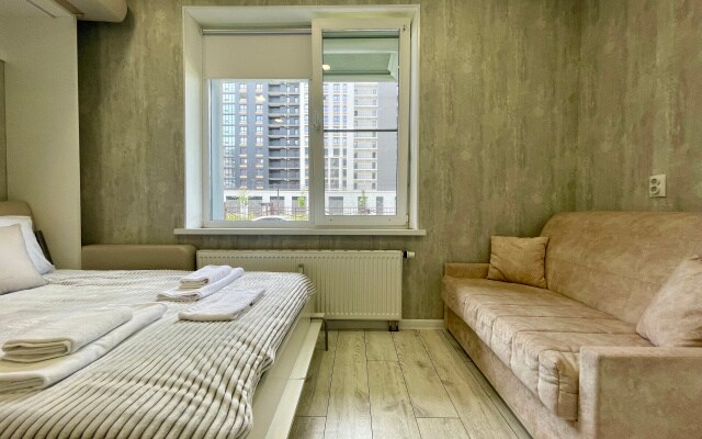Квартира - студия, метро Московская Rauktis apartments
