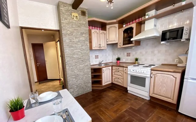 Квартира Top Rooms: Однокомнатная у метро Дубровка