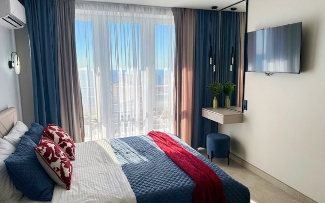 Апартаменты Aquamarine с потрясающем видом на море