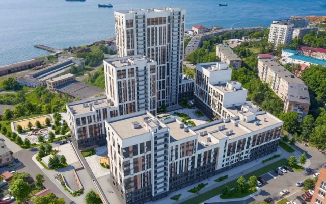 Апартаменты Amur Sky Панорама Русского моста