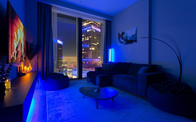 Апартаменты Sky City Moscow Роскошный апартамент с видом на башни на 61 этаже!