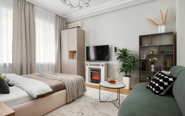 Квартира GM Apartments в Двух Шагах от Кремля с Видом на Тверскую